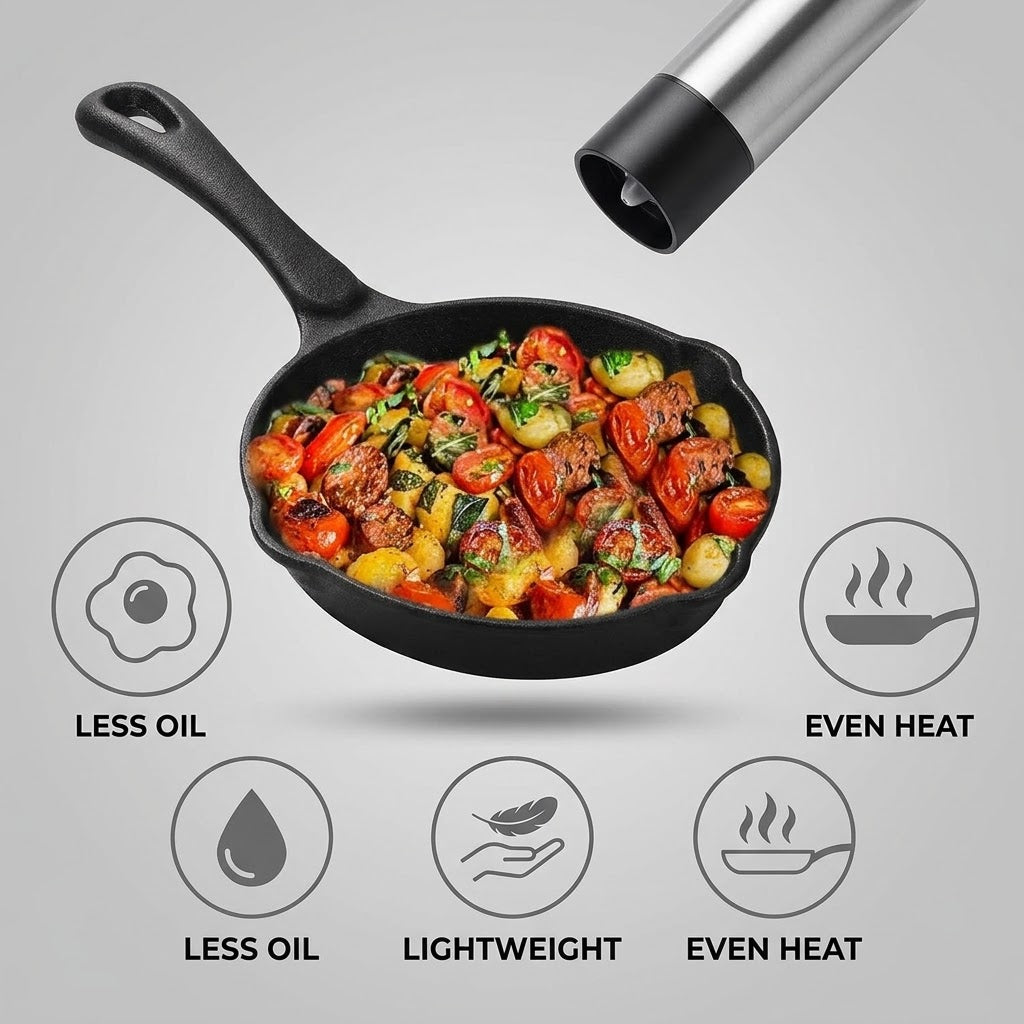 Non Stick Frying Pan | Lightweight Easy Clean Cookware for All Hob Types | Syncrois