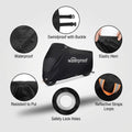 Bike Cover Large | Waterproof Bicycle Cover 220 x 95 x 110cm | Rain UV Dust Protection | Syncrois