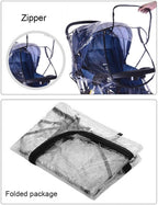 Baby Stroller Rain Cover | Pushchair Pram Buggy Cover | 80 x 55 x 40cm | Syncrois