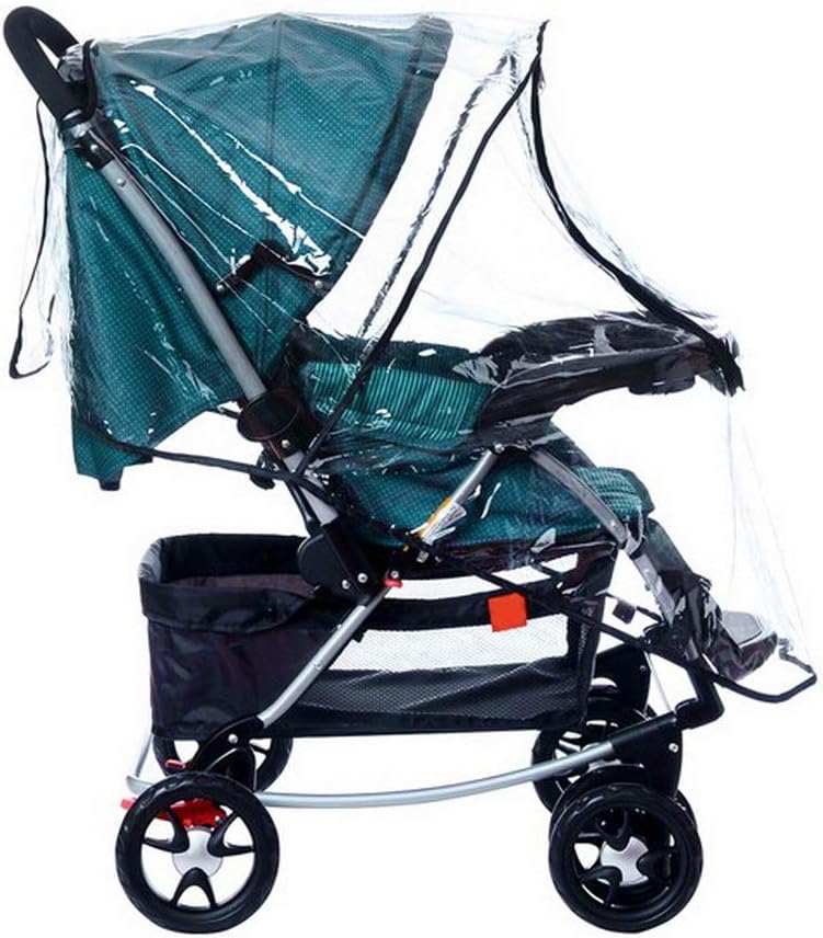 Baby Stroller Rain Cover | Pushchair Pram Buggy Cover | 80 x 55 x 40cm | Syncrois