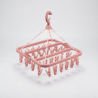 32 Clip Clothes Dryer Hanger | Mixed Colours Pink | Syncrois