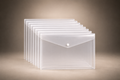 Clear A4 Plastic File Bag – Transparent Document Holder