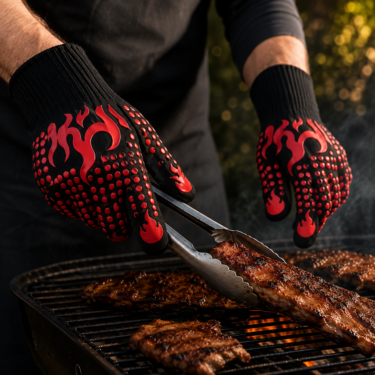 BBQ Gloves – Heat Resistant Grilling Gloves