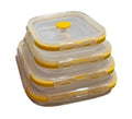 FOLDABLE SILICONE LUNCHBOX 4PCS