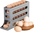 4-Layer Rolling Egg Dispenser – Space-Saving Fridge Egg Rack