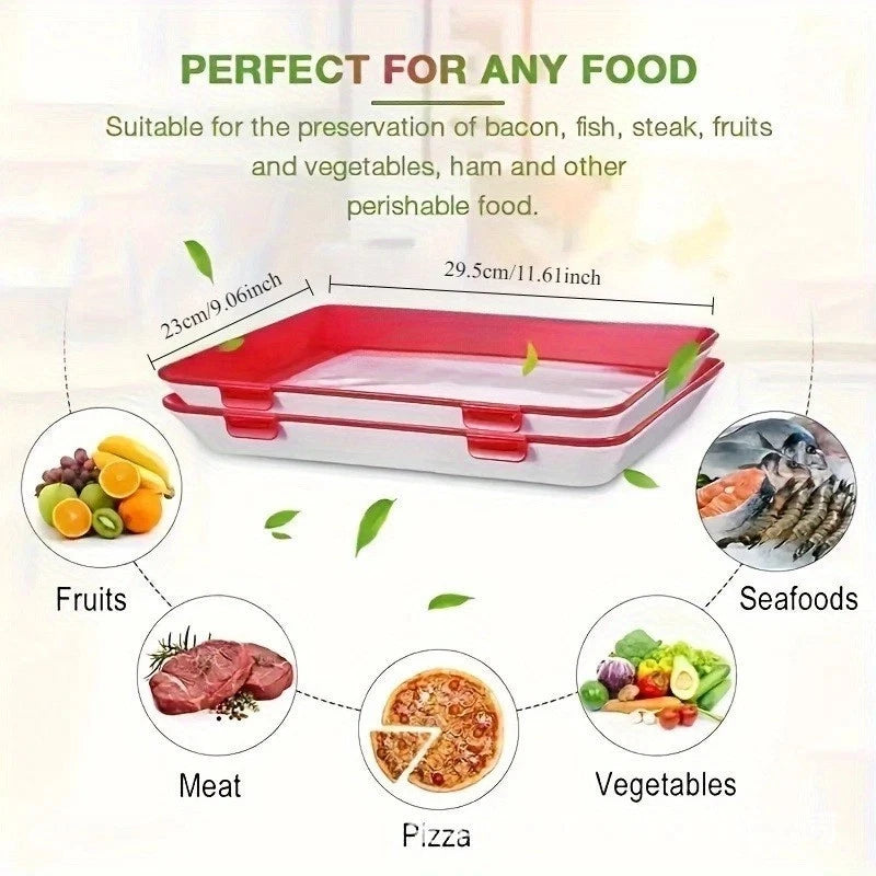 PP Food Tray | 30 x 22 x 3cm Reusable Plastic Serving Tray | Syncrois