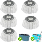 Spin Mop Head Replacement | 360 Mop Refill Pad | 150g Cotton Cord | Syncrois