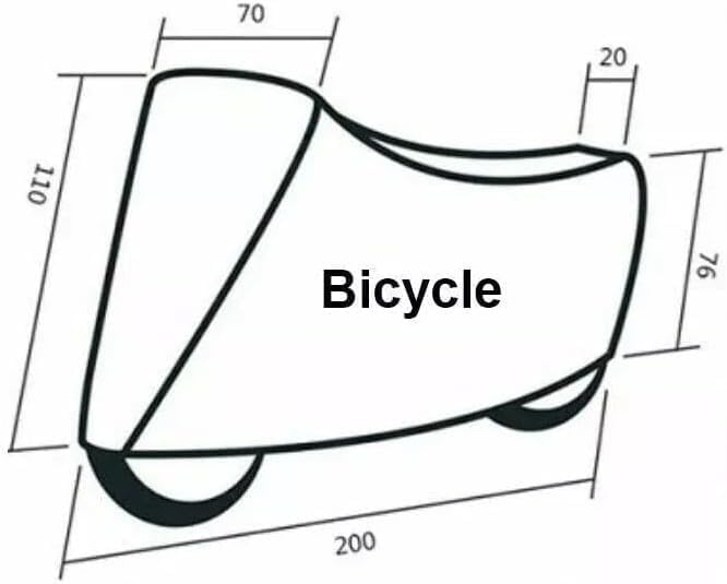 Bike Cover-L 220X95X110Cm