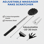 Adjustable Massager Back Scratcher — Detail Infographic