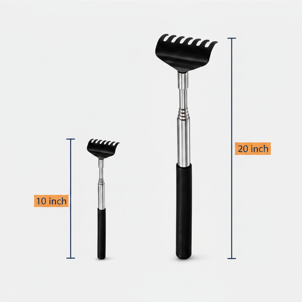 Back Scratcher — 10" vs 20" Size Comparison