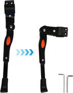 Bicycle Kickstand Aluminium Alloy | C Type Lower Beam Clamp | Adjustable Length | Includes Allen Wrench | Syncrois