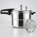 Pressure Cooker with Steaming Rack Insert | 6L Multi-Level Cooking Pot | Syncrois