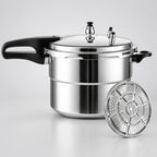 Pressure Cooker with Steaming Rack Insert | 6L Multi-Level Cooking Pot | Syncrois