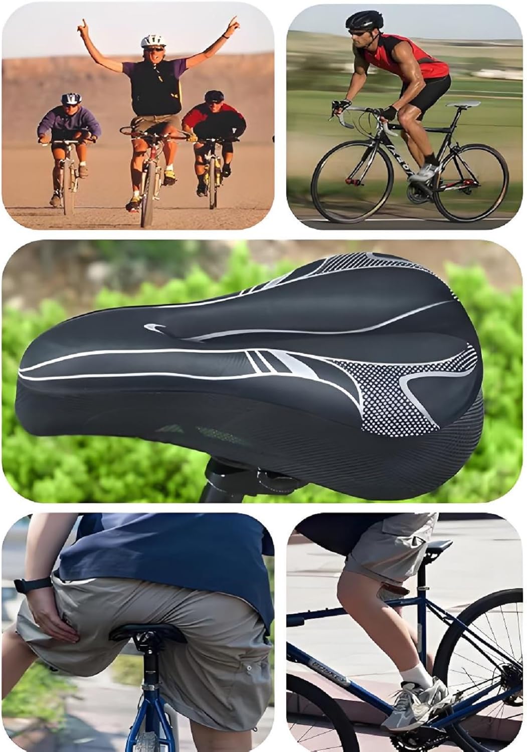 Bike Seat Cushion -120G 28X18X3Cm