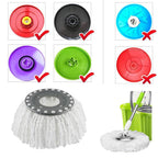 Spin Mop Head Replacement | 360 Mop Refill Pad | 150g Cotton Cord | Syncrois