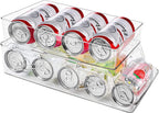 Plastic Can Dispenser | Foldable Storage Rack for Cans | Syncrois