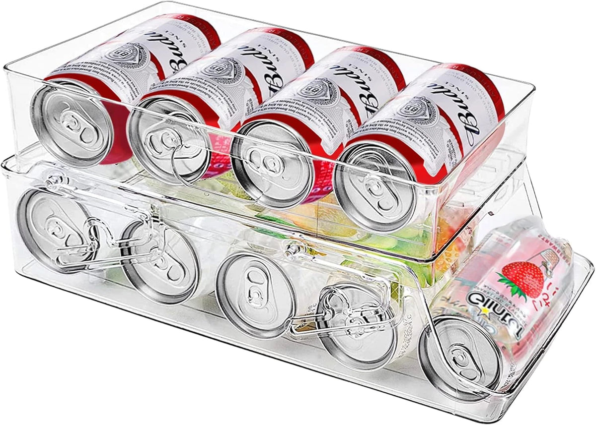 Plastic Can Dispenser | Foldable Storage Rack for Cans | Syncrois