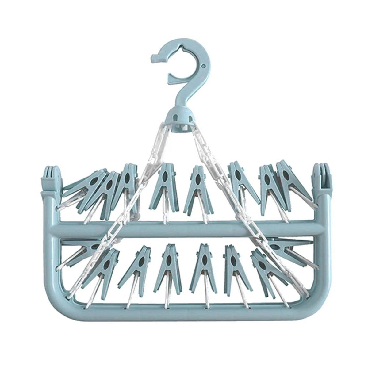 32 Clip Clothes Dryer Hanger | Mixed Colours Pink | Syncrois