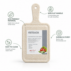 FATDUCK chopping board studio shot with clean benefit callouts