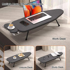 Foldable Tabletop Ironing Board 81x30.5cm | Heat Resistant Cover | Space Saving | 1.8kg | Syncrois