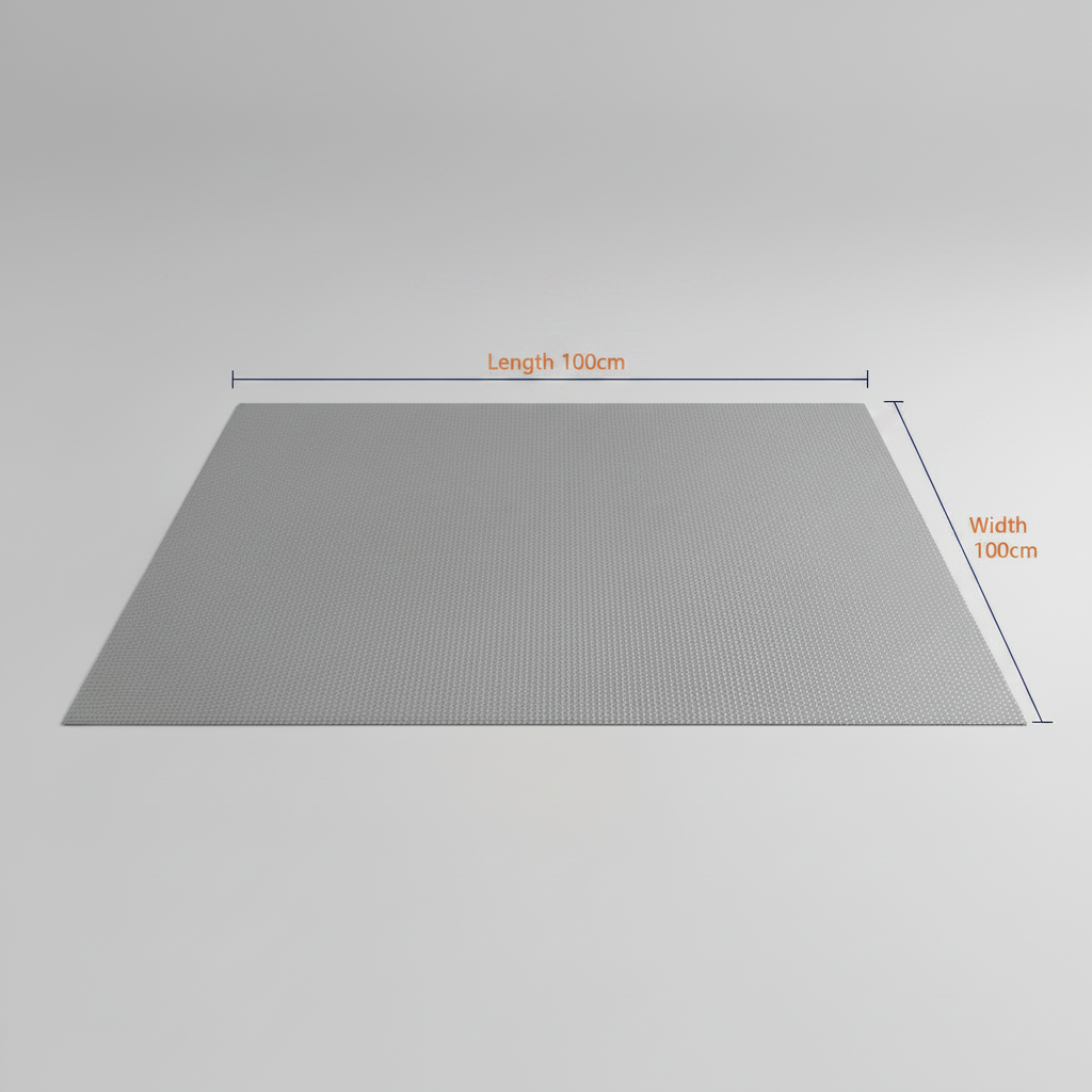 Fireproof Mat Dimensions Diagram