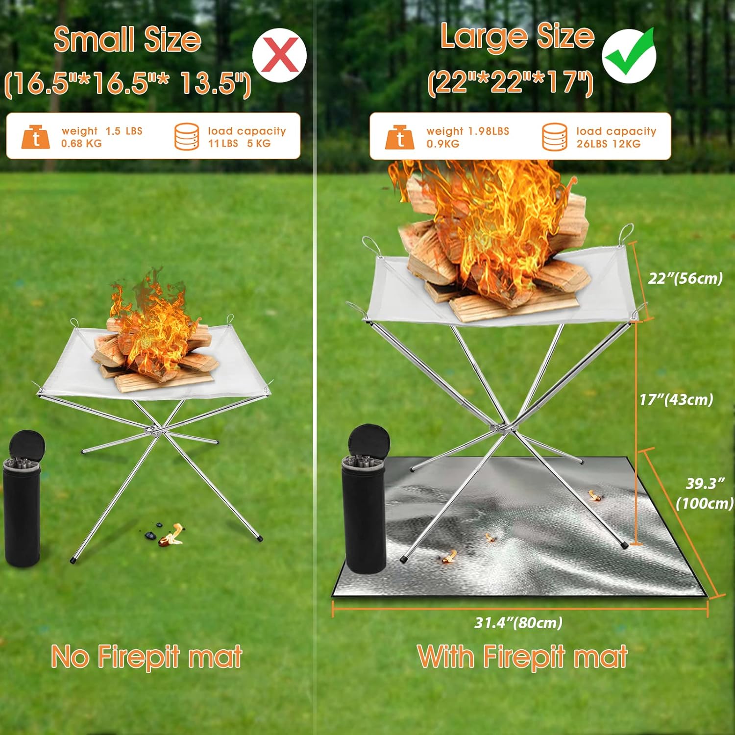 Fireproof Mat – 100x100cm