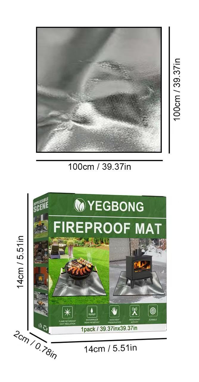Fireproof Mat – 100x100cm