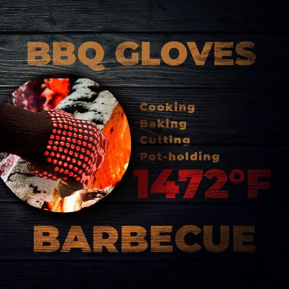 BBQ Gloves – Heat Resistant Grilling Gloves