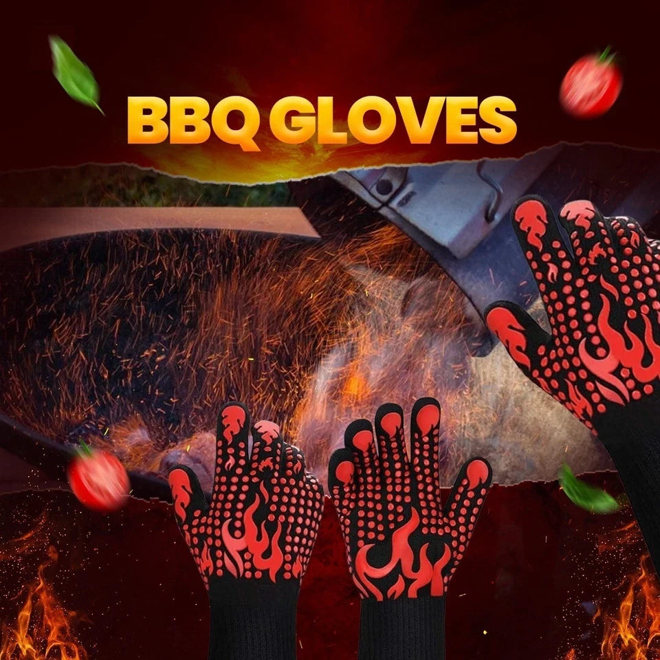 BBQ Gloves – Heat Resistant Grilling Gloves