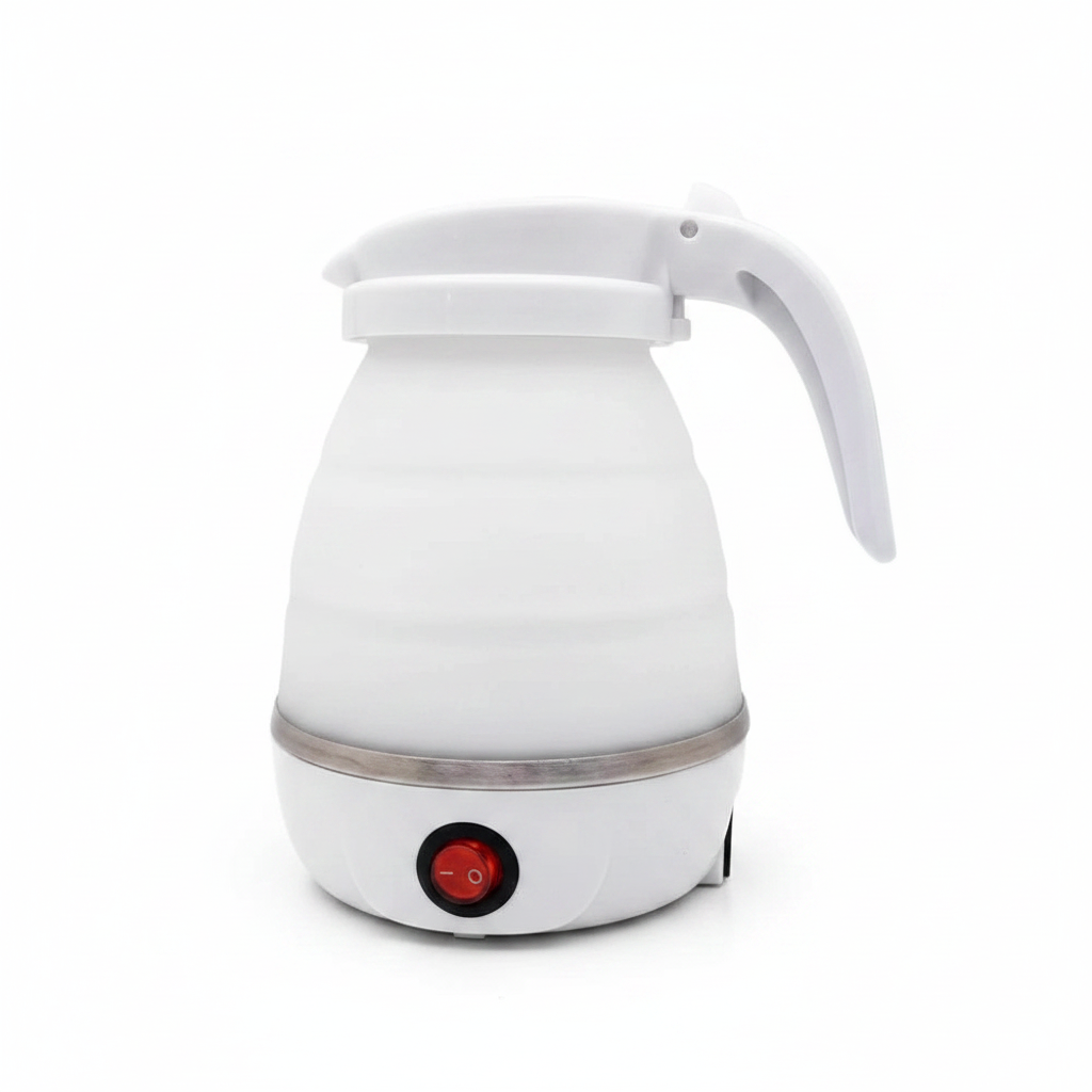 White Foldable Electric Kettle