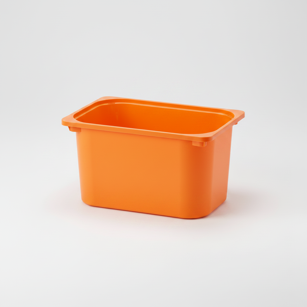 Orange Storage Box Primary Studio Shot