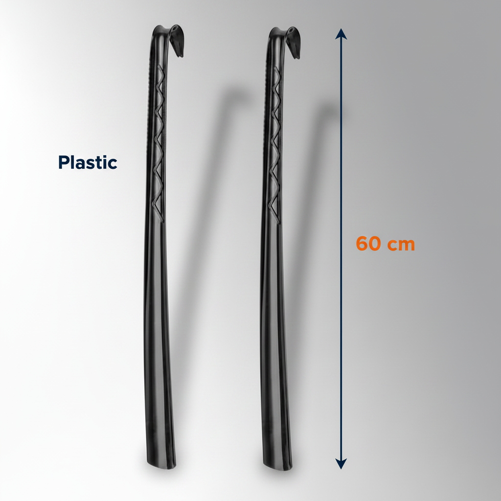 Plastic Shoehorn 60cm Dimensions Image