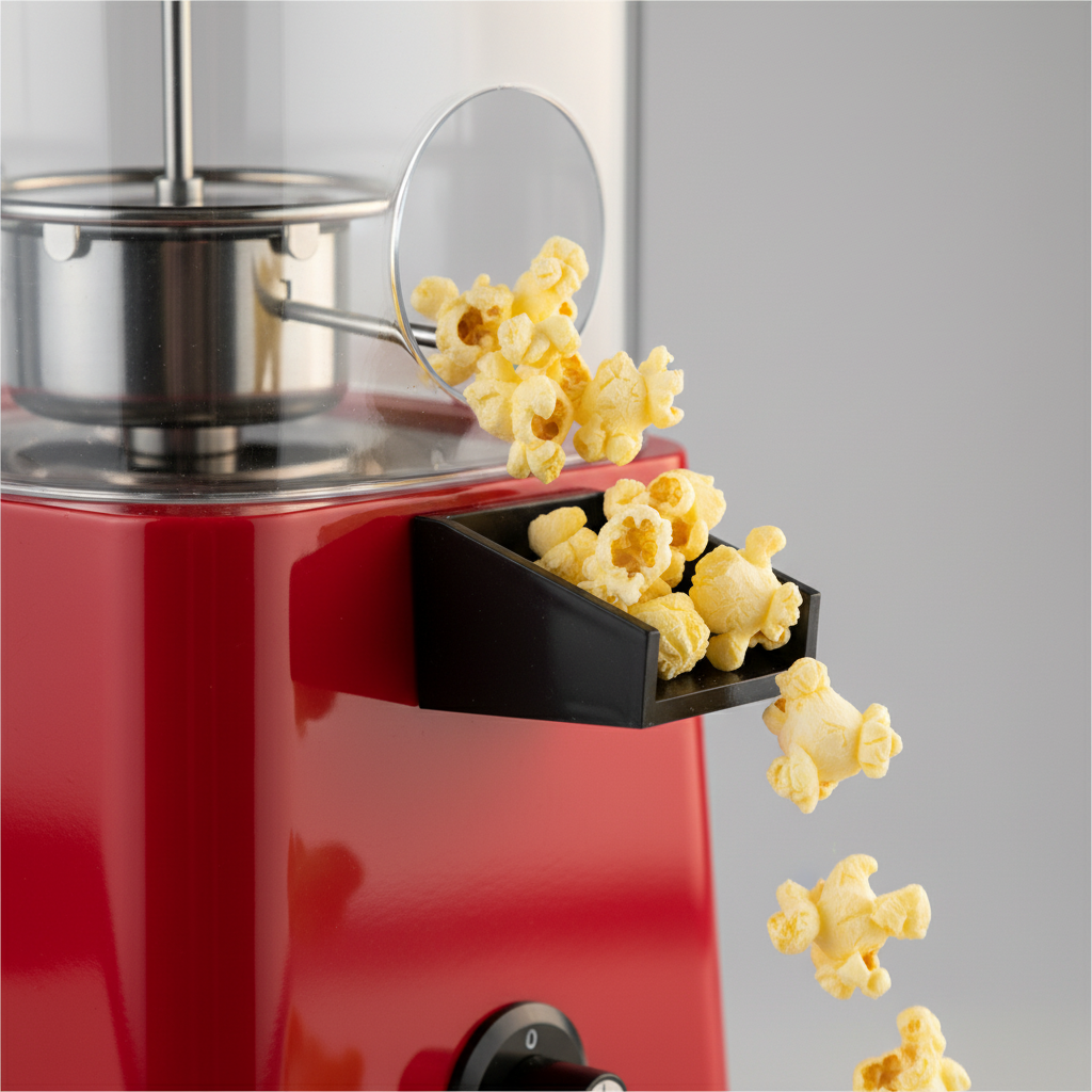 Popcorn Machine — Chute Close-Up