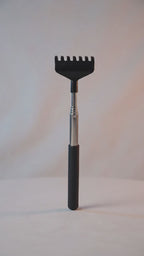 Back Scratcher 4 Piece Set | Telescopic Stainless Steel with Massage Head | Syncrois