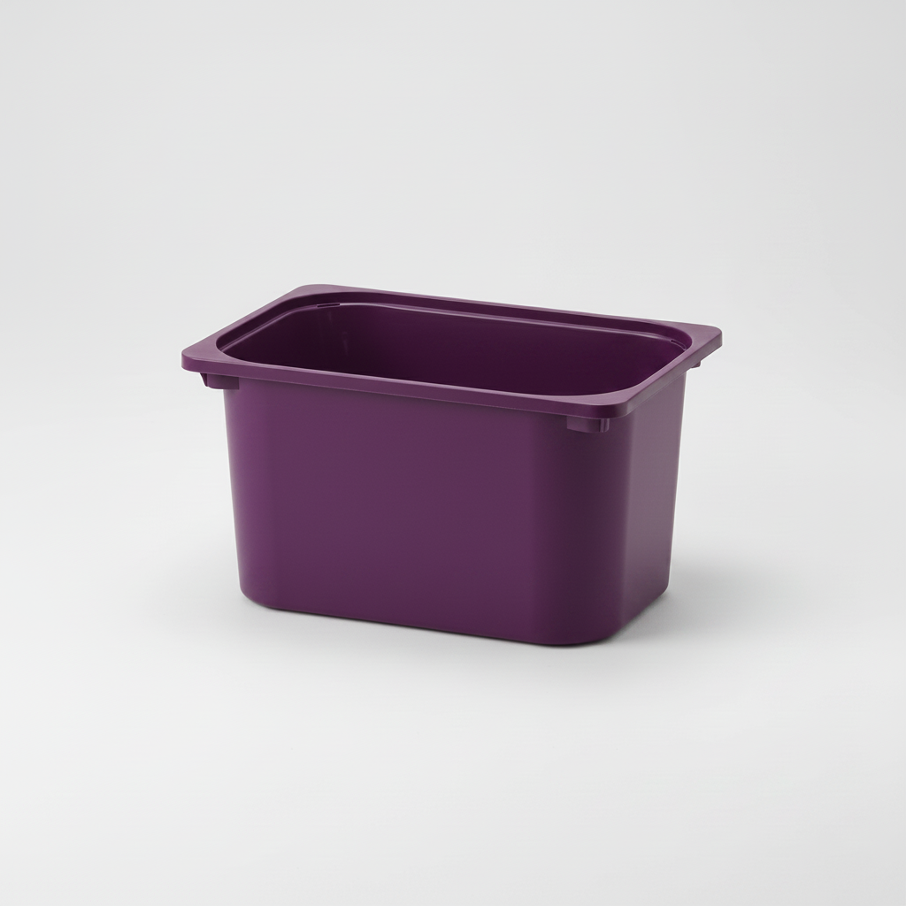 Purple Storage Box Primary Studio Shot