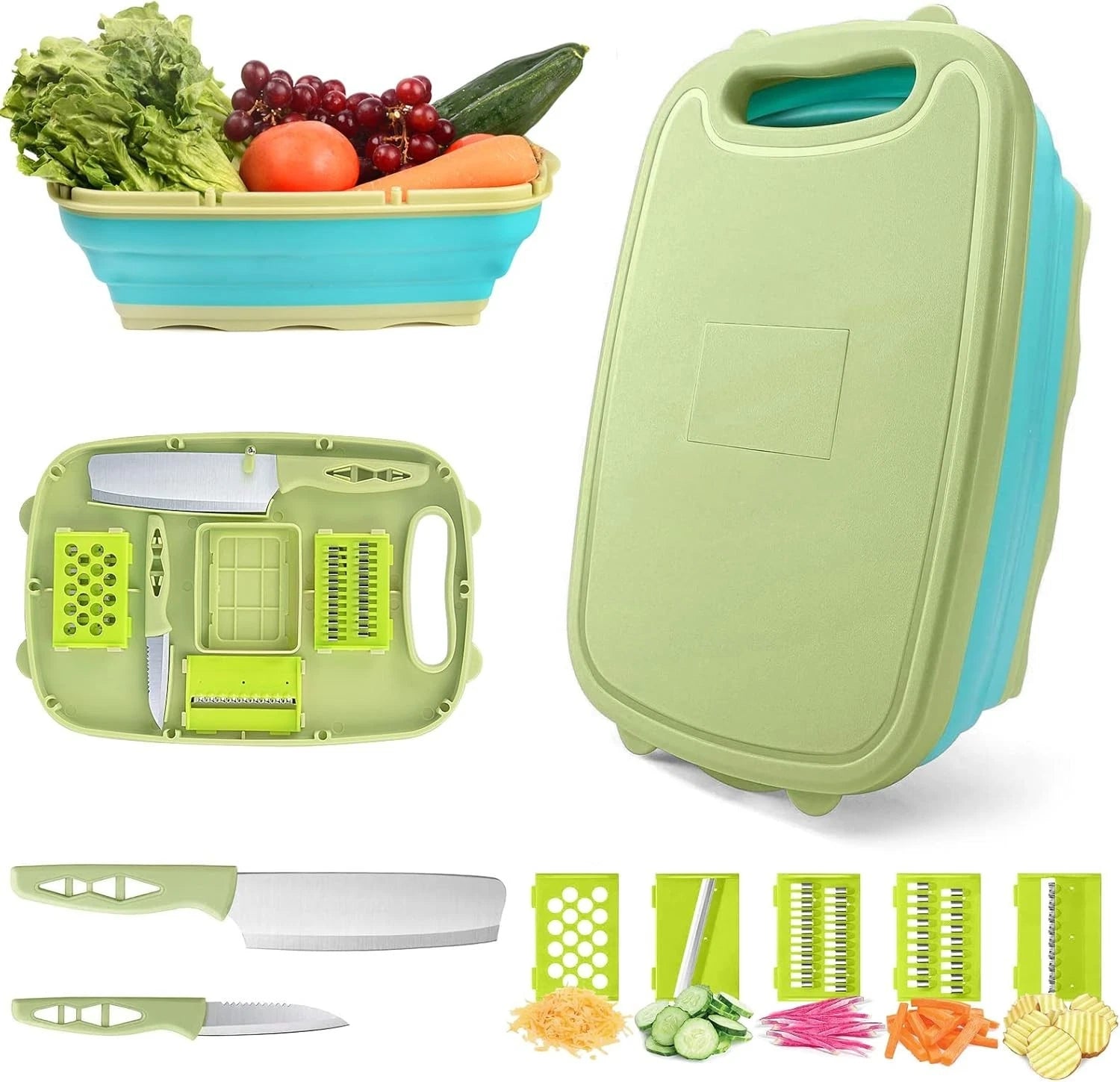 Multifunctional Slitting Planer-11Pcs-Green