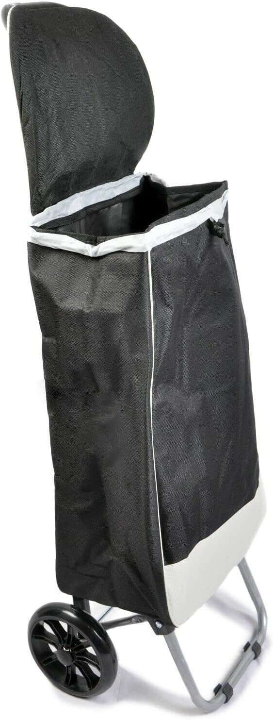 Shopping Trolley Large Lightweight Folding Waterproof Bag 2 Wheels Cart