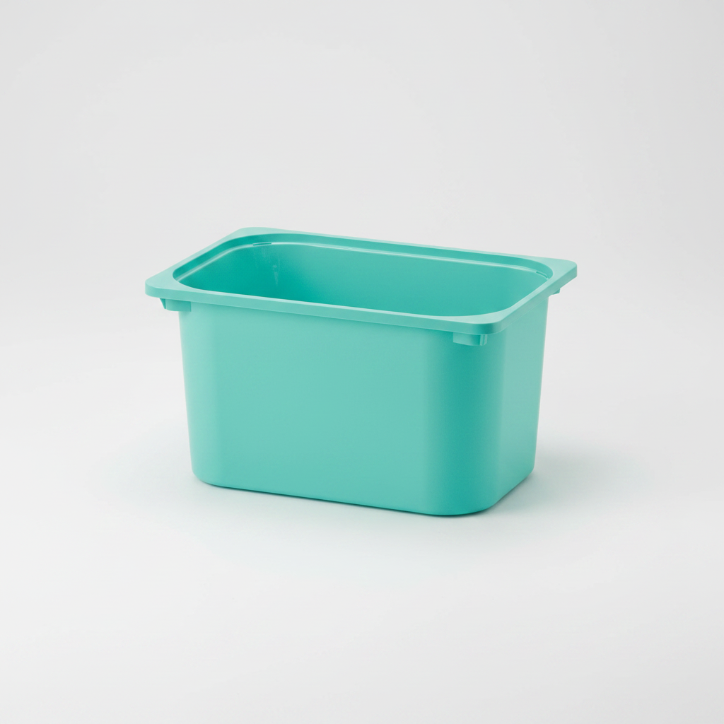 Turquoise Storage Box Primary Studio Shot