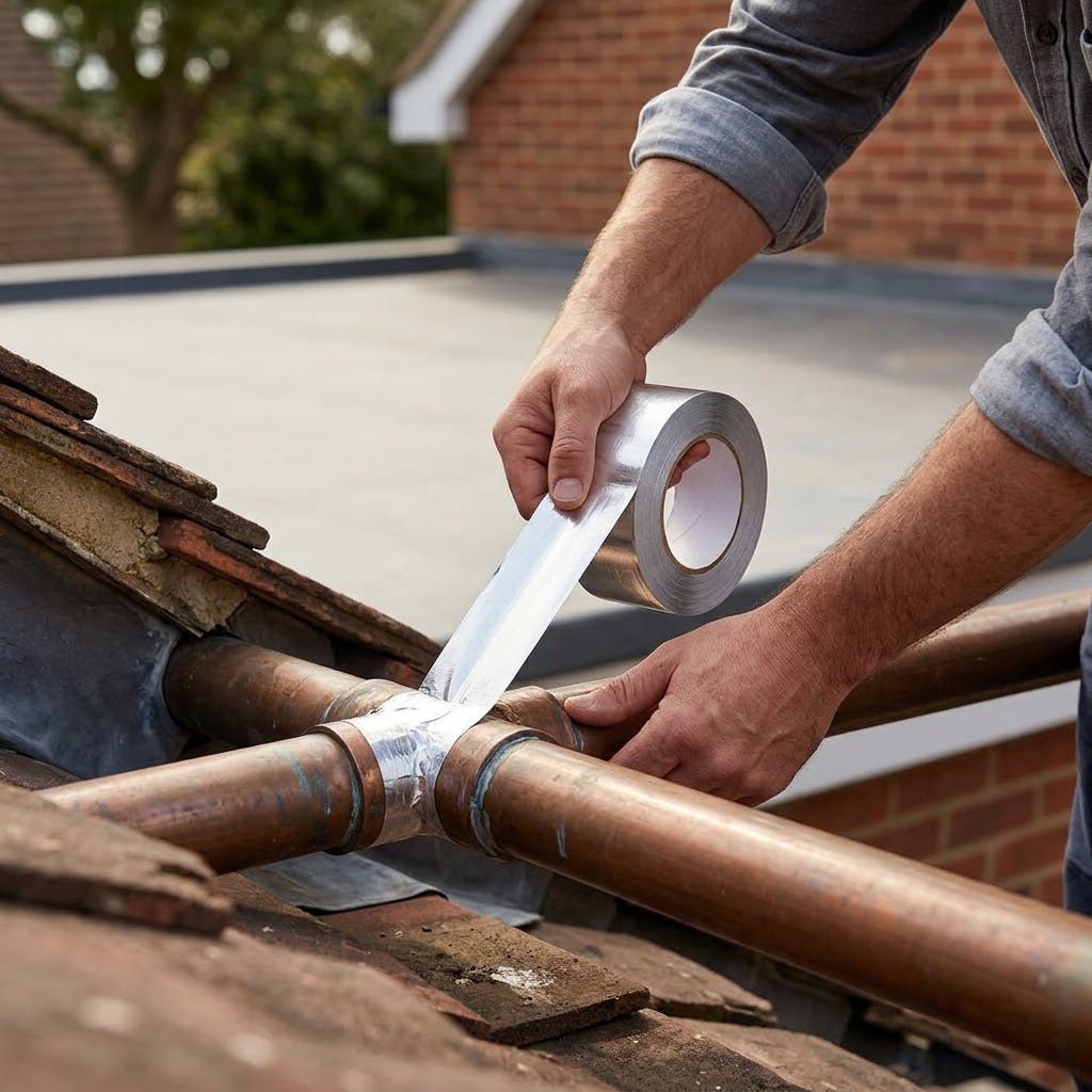 Butyl Waterproof Tape with Aluminium Foil Backing | Syncrois
