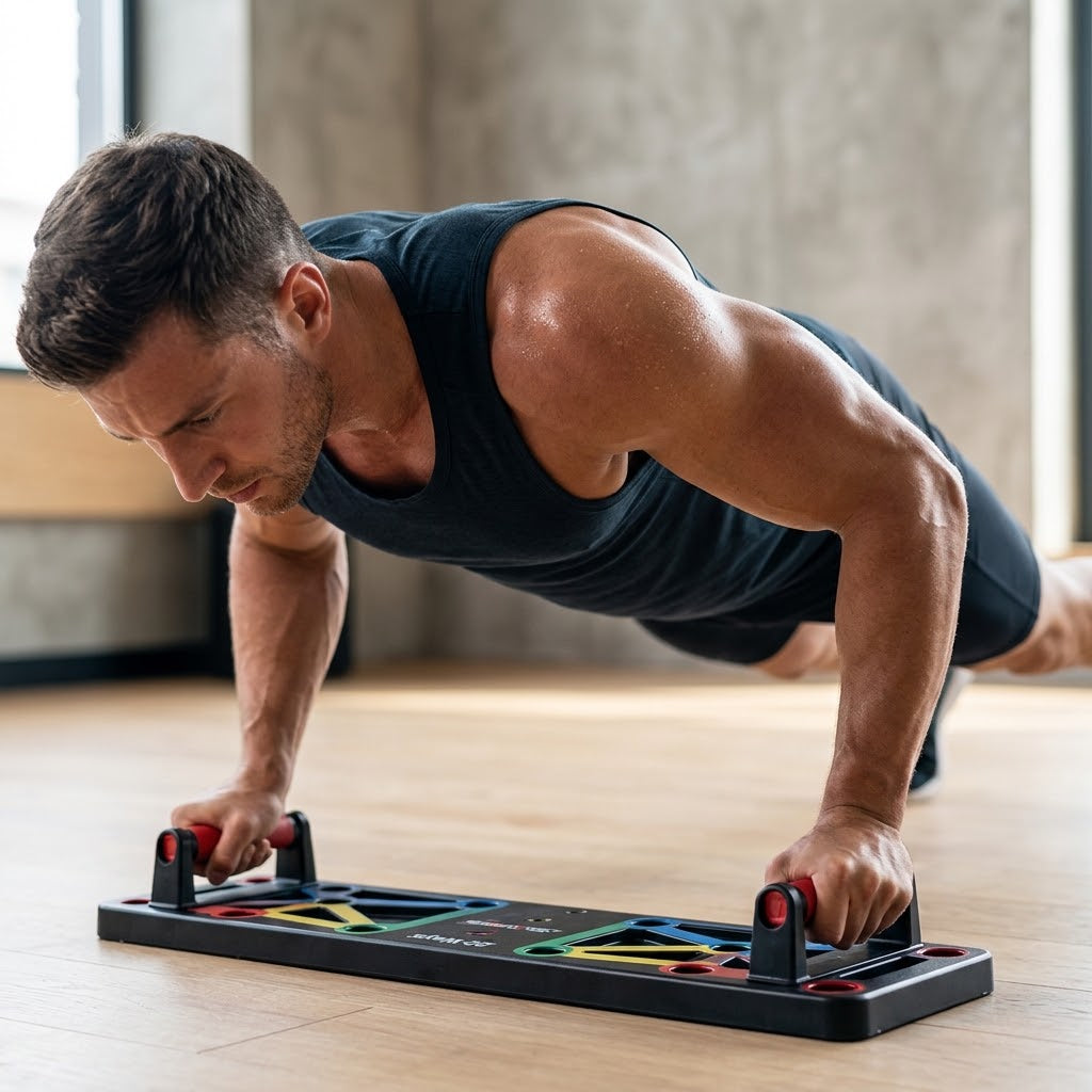 Push Up Board | Foldable Press Up Stand | 22, 28 & 30 Way | Syncrois